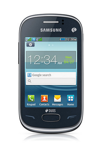 Samsung S3802 7.62 cm (3") 89.2 g Blue