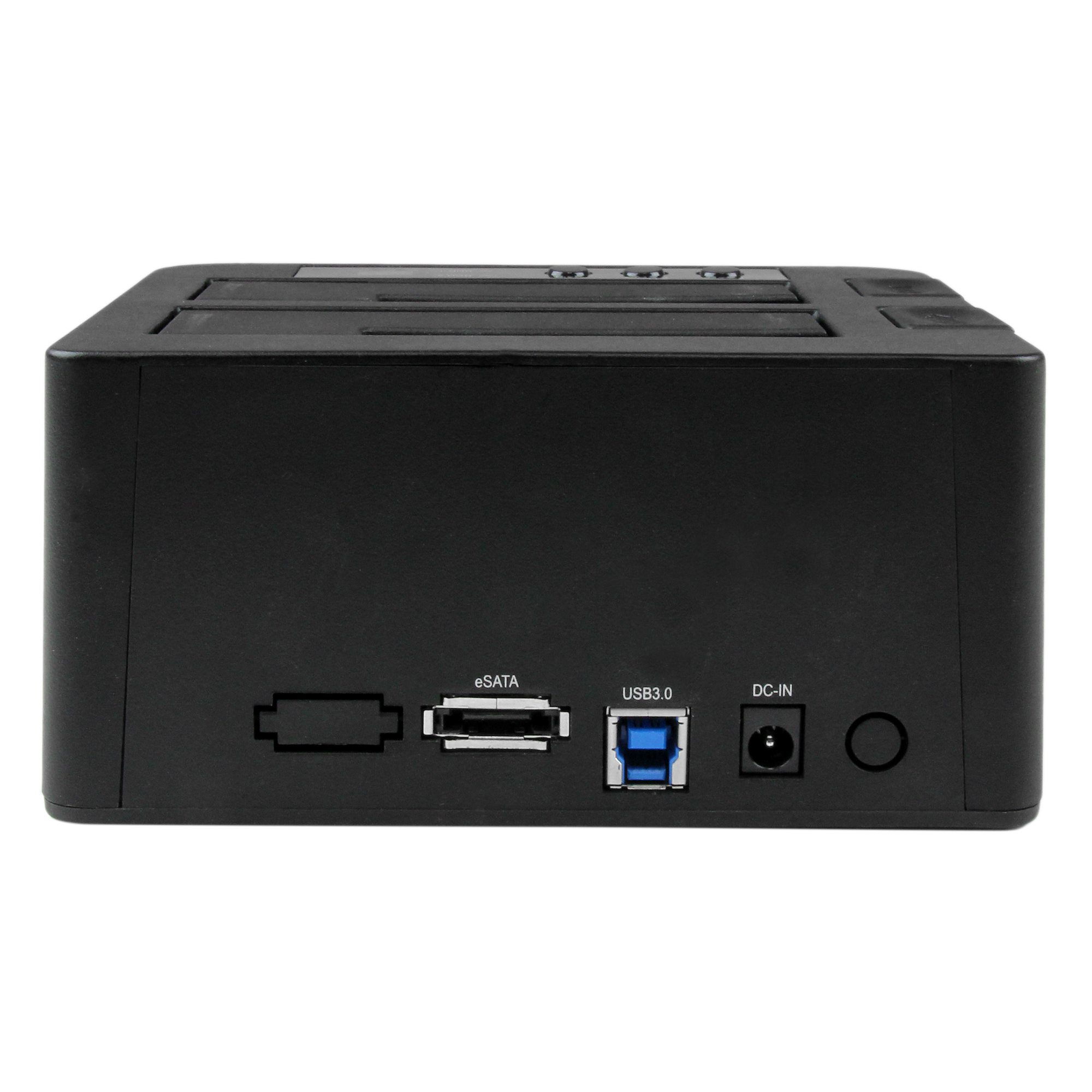 StarTech.com Dual Bay Hard Drive Duplicator, Standalone USB 3.0 (5 Gbps) / eSATA to 2.5/3.5" SATA III HDD/SSD Cloner/Copier, Hard Drive Docking Station, Hard Di – image 3