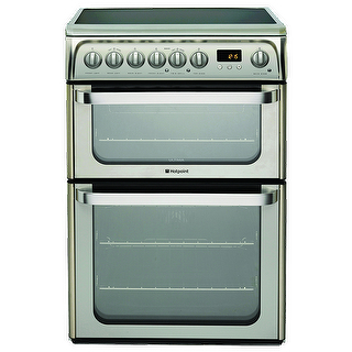 Hotpoint HUE61XS cooker Freestanding cooker Electric Ceramic hob Stainless steel