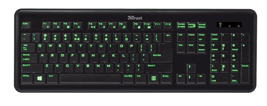 Trust 17379 keyboard Universal USB Turkish Black – image 5