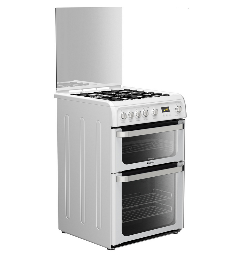 Hotpoint HUG61P cooker Freestanding cooker Natural gas Gas White – image 7