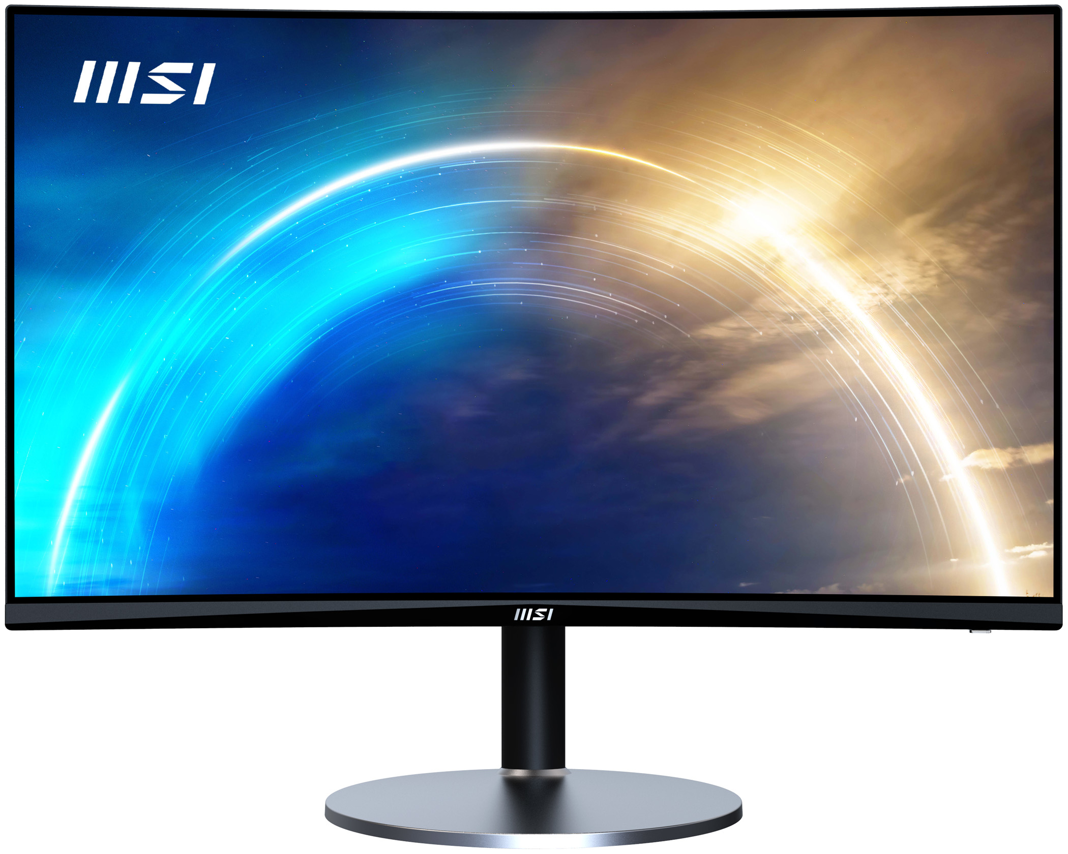 MSI Pro MP272C 27 Inch Curved Monitor, 1500R, Full HD (1920 x 1080), 75Hz, VA, 4ms, HDMI, VGA, Built-in Speakers, Anti-Glare, Anti-Flicker, Less Blue light, TÜV Certified, VESA, Kensington, Black image 2
