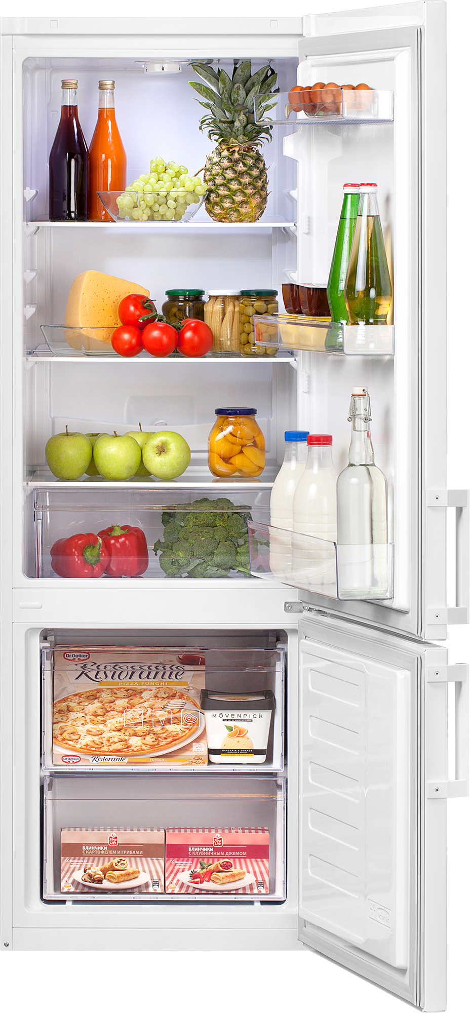 Beko CSK240M31WN fridge-freezer Freestanding – image 2