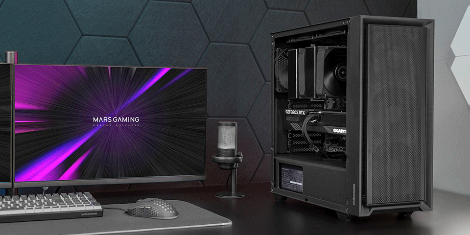 Mars Gaming MC-PMAX Midi Tower Black image 4