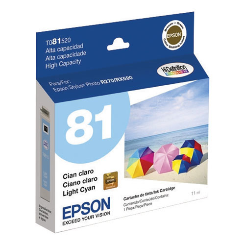 Epson T081520 ink cartridge 1 pc(s) Original High (XL) Yield Light Cyan