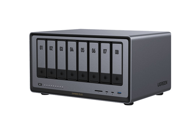 Ugreen NASync DXP8800Plus NAS Desktop Intel Core i5 i5-1235U 8 GB DDR5 0 TB UGOS Pro