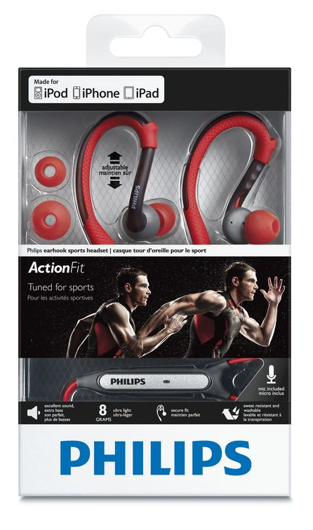 Philips SHQ3217/28 headphones/headset Wired Ear-hook Grey, Orange – image 2
