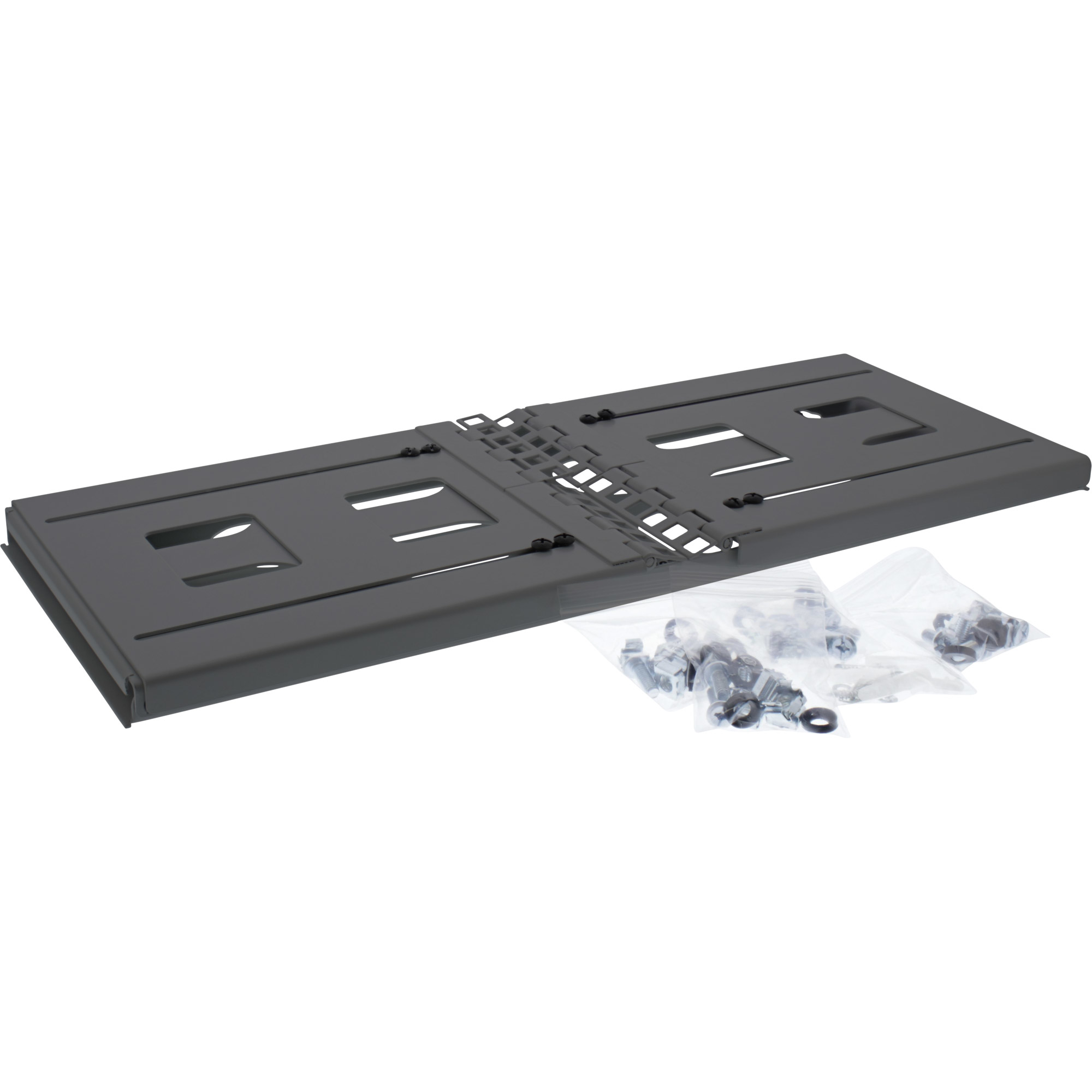 InLine 19" foldable rack, 4U, 24-40cm depth, black – image 3