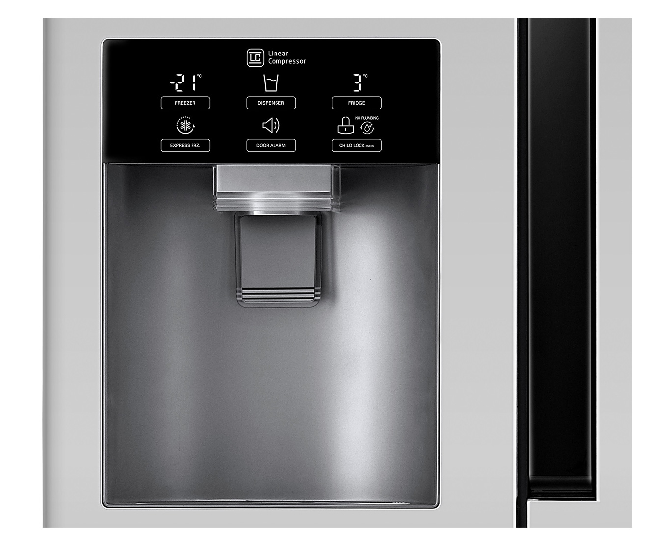LG GS9366PZYZL side-by-side refrigerator Freestanding – image 5