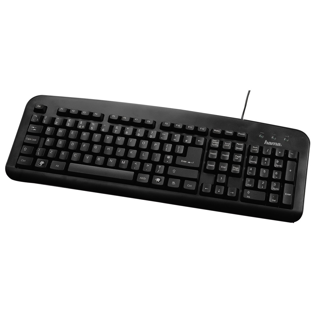 Hama 73057209 keyboard USB QWERTY English Black – image 1