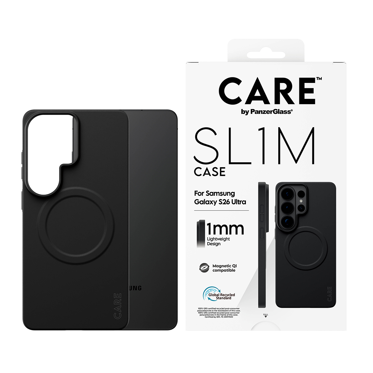 PanzerGlass CARE™ by PanzerGlass® SL1M Case Black w. Qi Samsung Galaxy S26 Ultra – image 2