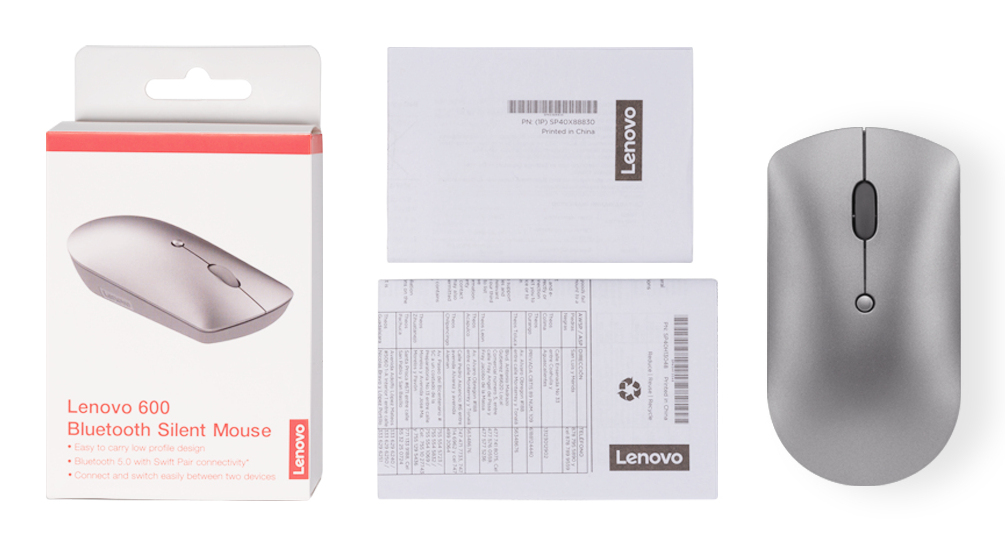Lenovo GY50X88833 mouse Ambidextrous Bluetooth Optical 2400 DPI – image 7