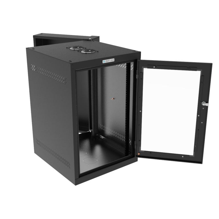 Vertiv GL36WDP-B-AF rack cabinet 18U Wall mounted rack Black – image 3