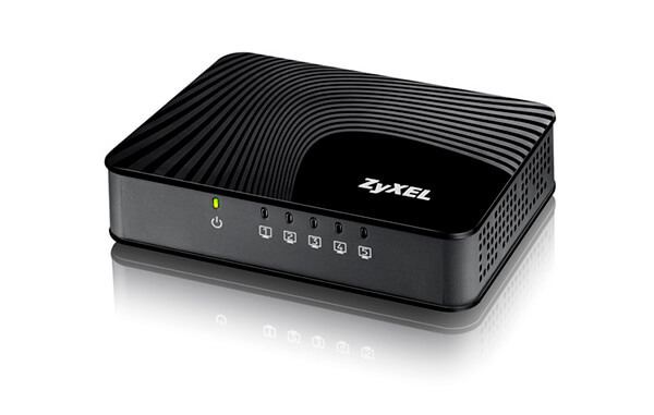 Zyxel GS-105S v2 Non gestito Gigabit Ethernet 10/100/1000 Nero (ZyXEL GS105S V2 5-Port Desktop Gigabit Media Switch)