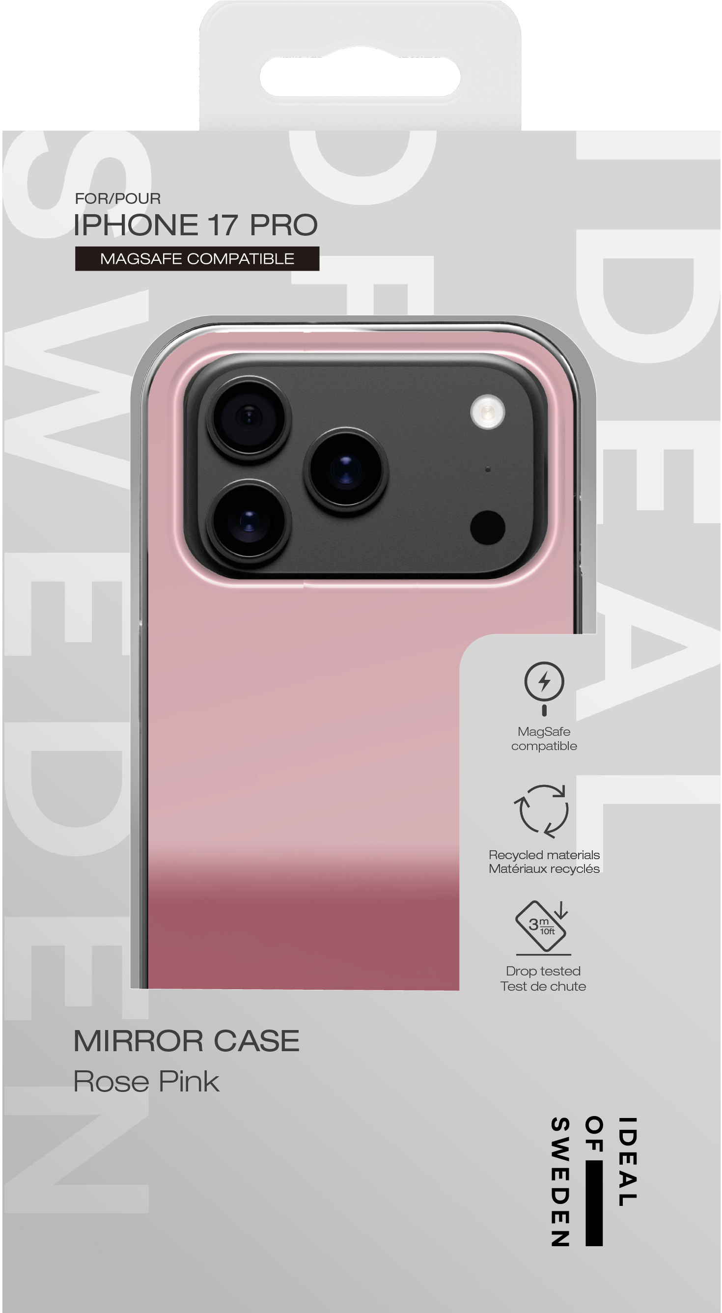 iDeal of Sweden Mirror Case MagSafe iPhone 17 Pro Mirror Rose Pink – image 5