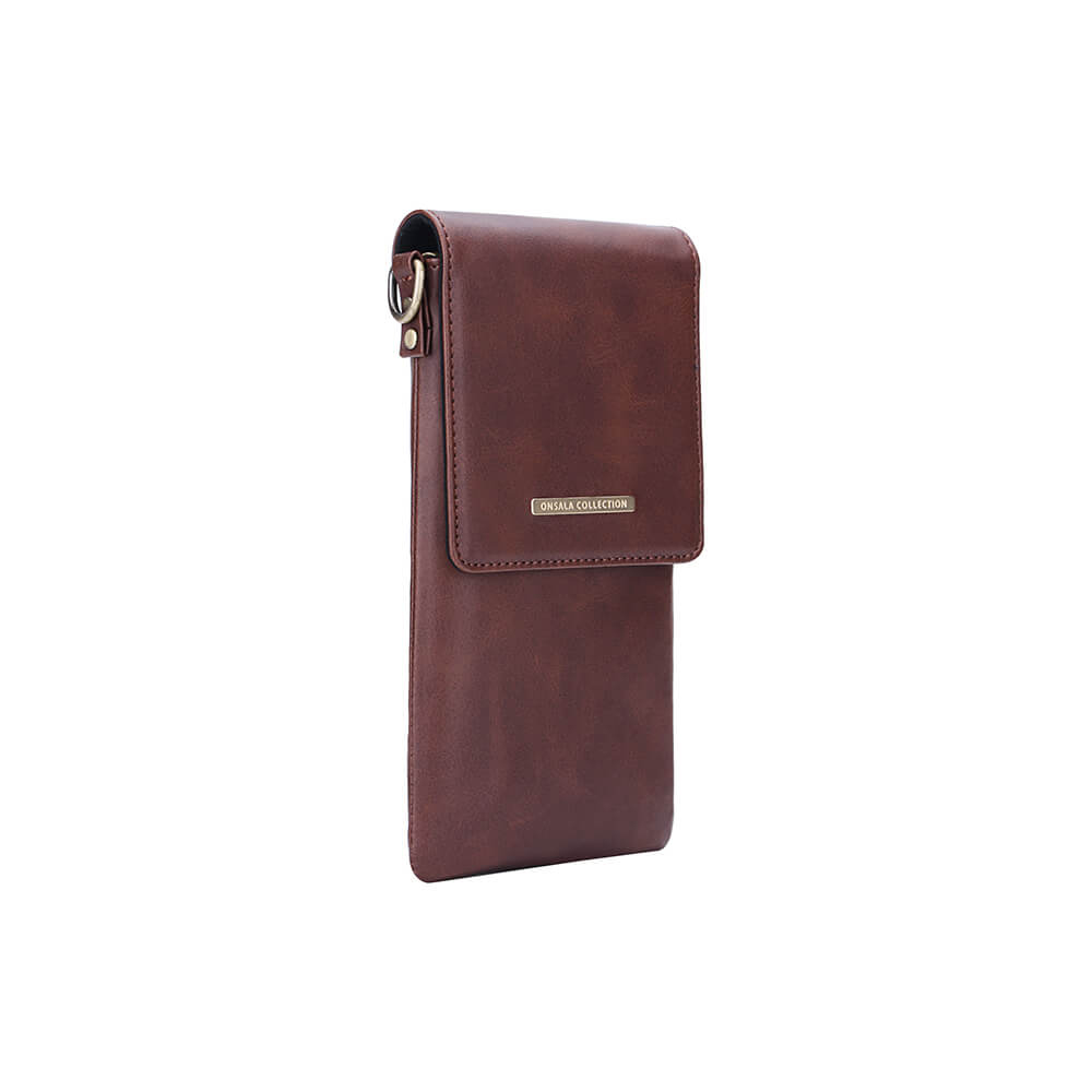 Onsala Mobile Bag with Neckstrap Brown Universal up to – image 3