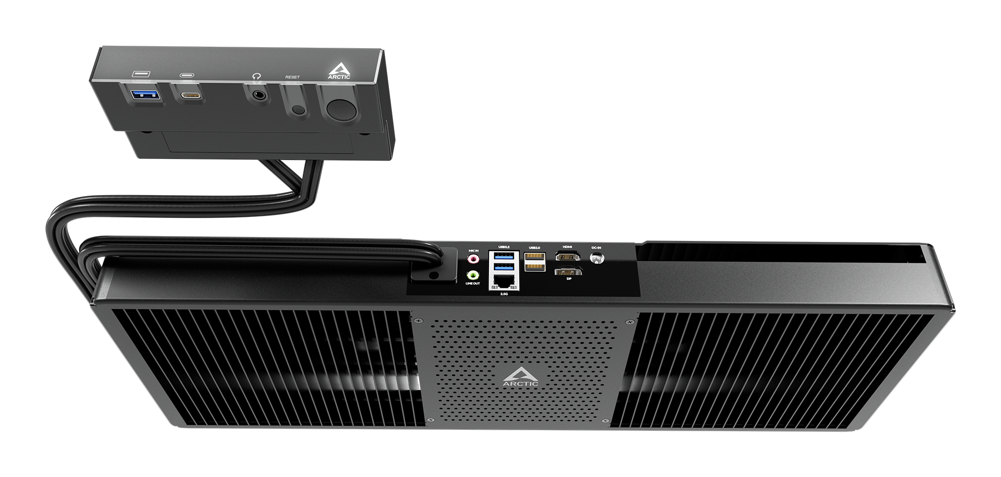 ARCTIC Senza 5500GT AMD Ryzen 5 5500GT 16 GB DDR4 1TB TCL NVMe M.2 SSD Windows 11 Home N 64Bit Silent Under Desk PC, ACPCC00003A | SKU CS-SE55GT