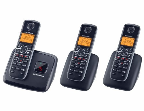 Motorola L703M telephone DECT telephone Caller ID Black
