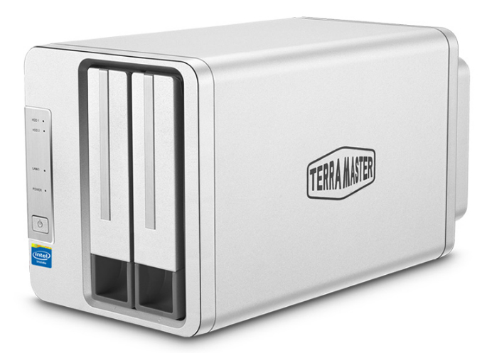 TerraMaster F2-220-2GB NAS/storage server Compact Intel® Celeron® J1800 White – image 3
