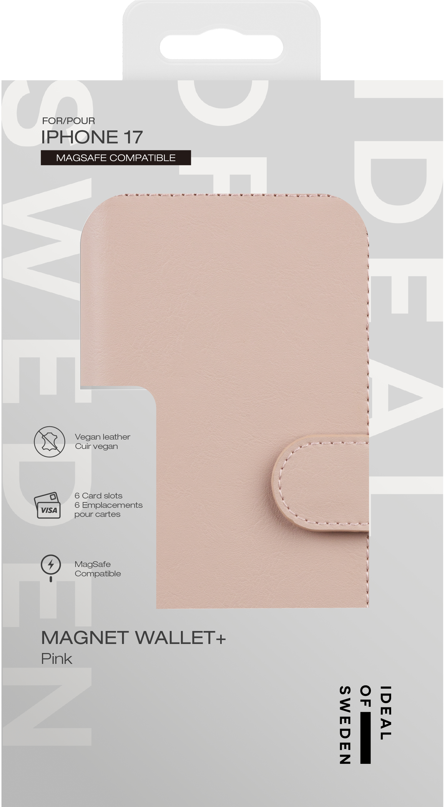iDeal of Sweden Magnet Wallet+ MagSafe iPhone 17 Pink – image 5