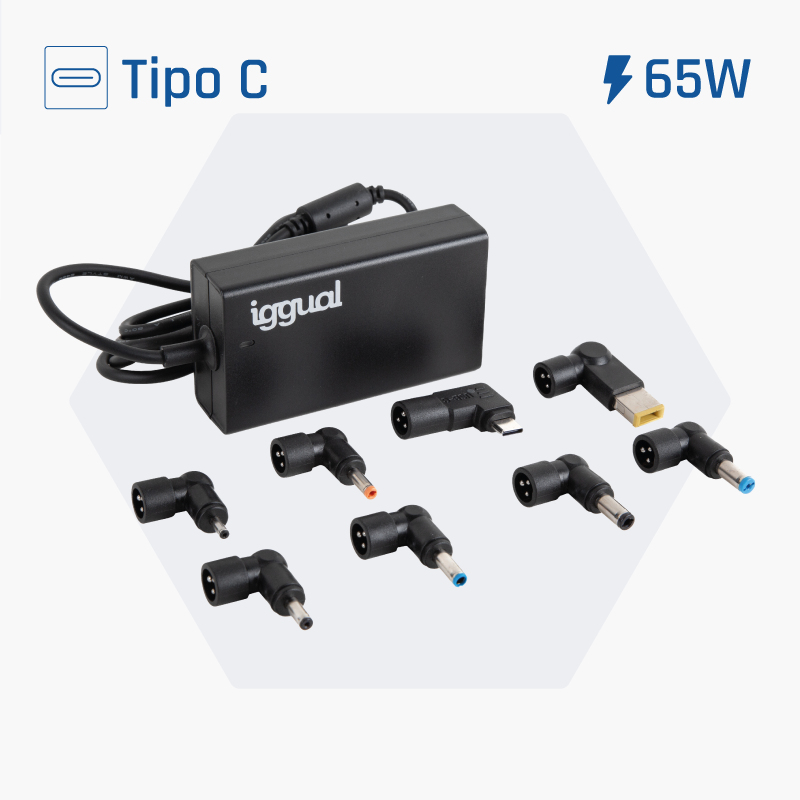 iggual CUA-C-8T-65W power adapter/inverter Indoor Black – image 4