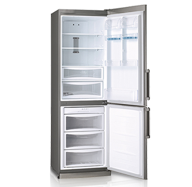 LG GC-B409BLQW fridge-freezer Freestanding Stainless steel