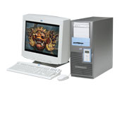 HP workstation x2100 P4 2.4 GHz 512mb/36gb SCSI hdd no graphics 24x CD-RW