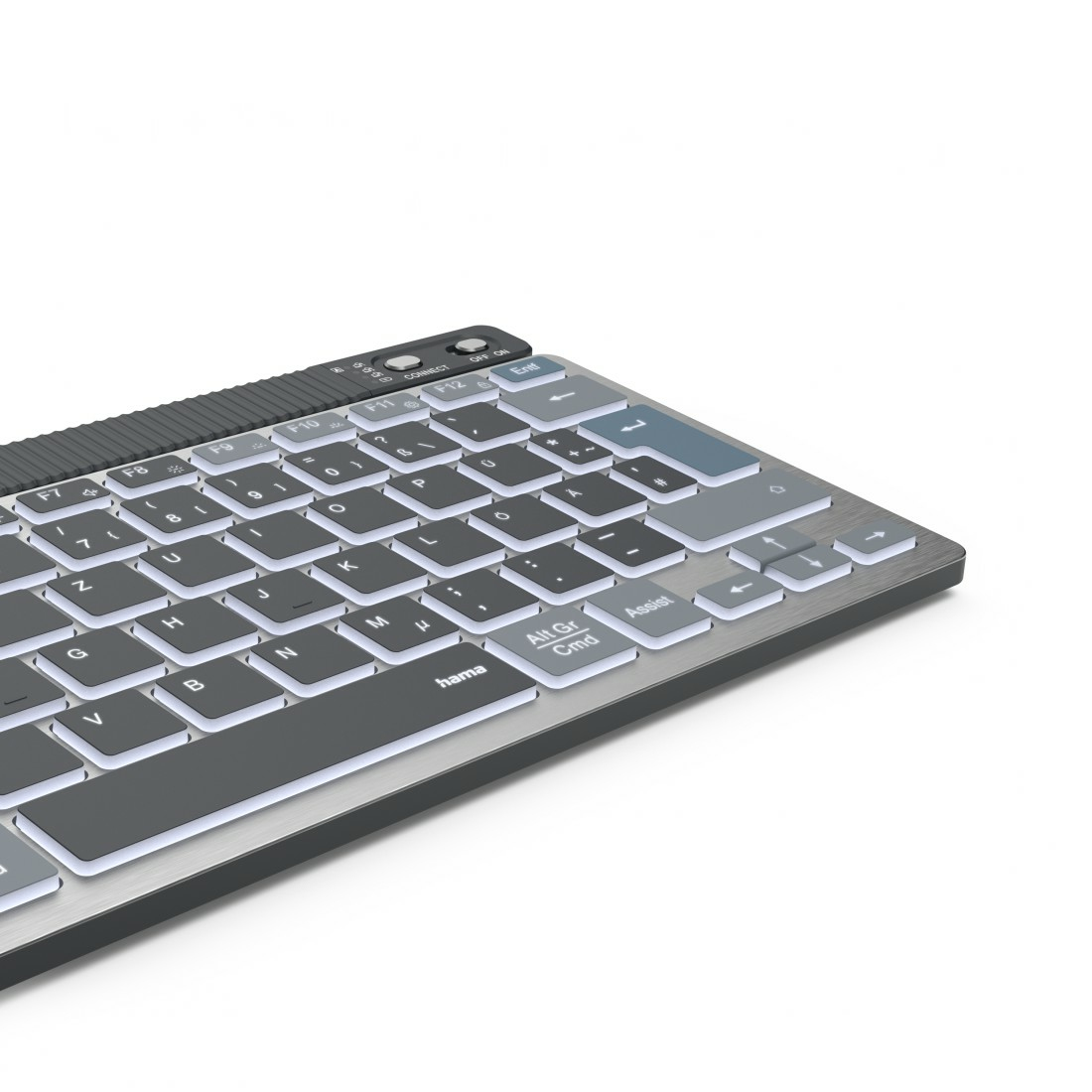 Hama WK-700 keyboard Home/Office Bluetooth QWERTZ German Anthracite, Black, Blue – image 3