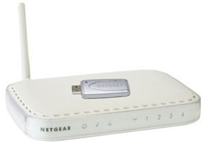 NETGEAR Router-Firewall DG834G + Adapter USB
