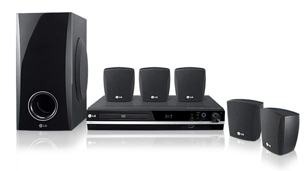 LG HT353SDW home cinema system 5.1 channels – image 1