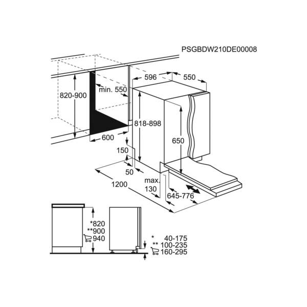 AEG GI6200B2SF Fully built-in 14 place settings – image 3