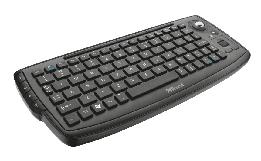 Trust 17926 keyboard TV RF Wireless Turkish Black – image 1