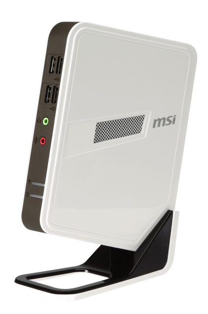 MSI Wind Box DC111-027XEU PC Intel® Celeron® 1037U 4 GB DDR3-SDRAM 500 GB HDD USFF White image 4