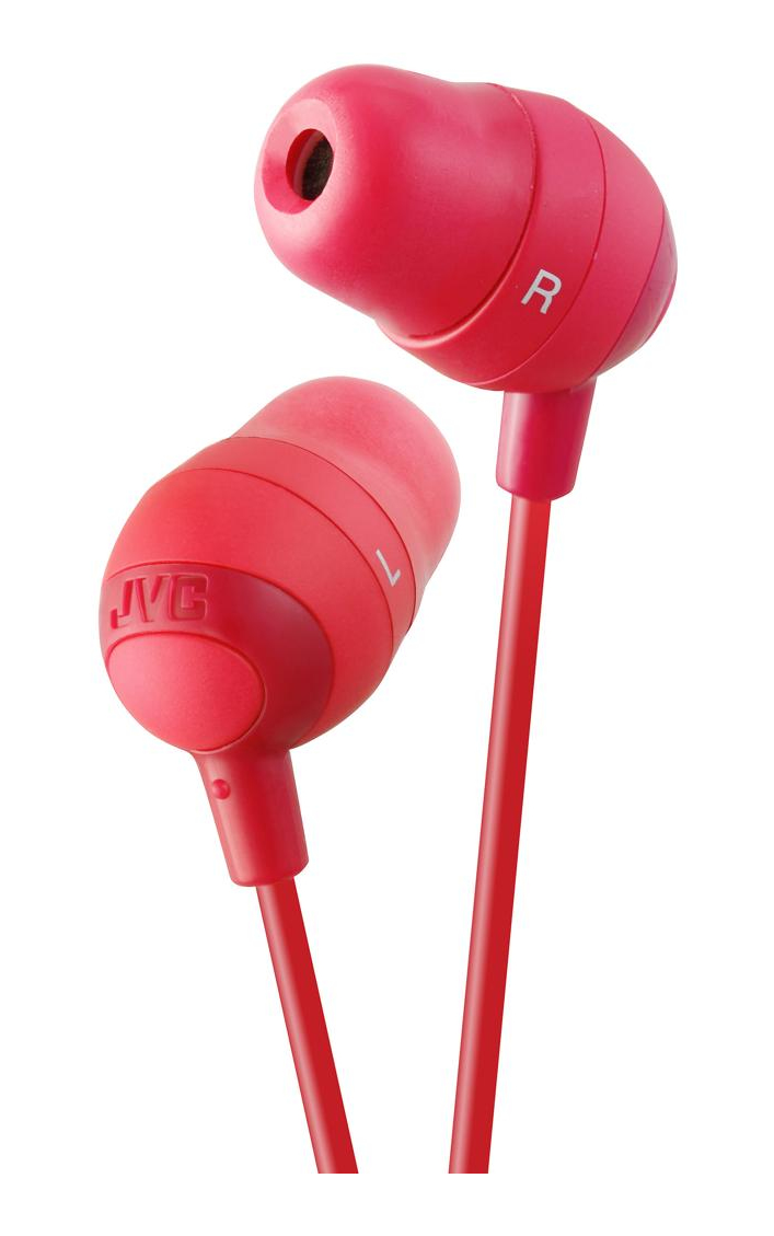 JVC Marshmallow Headphones Wired In-ear Music Red image 1