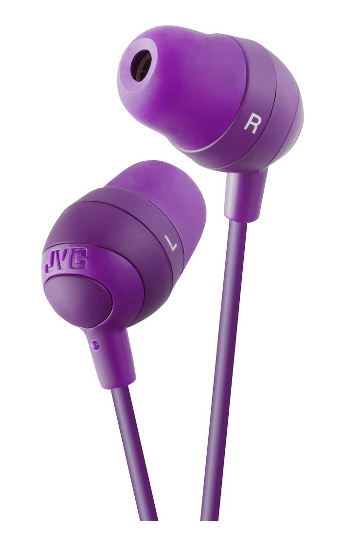 JVC Marshmallow Headphones Wired In-ear Music Purple image 1