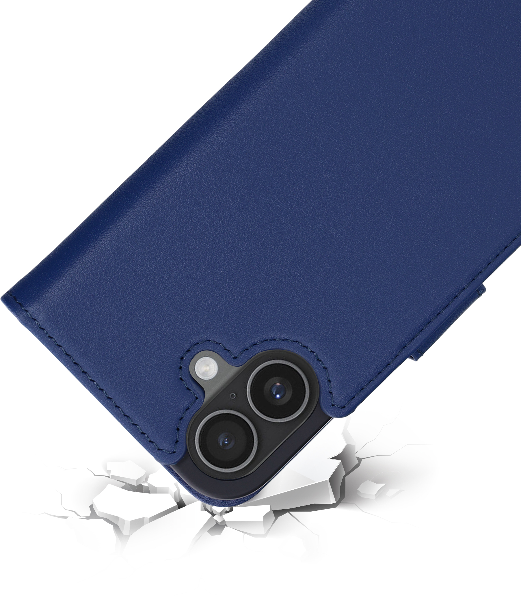 Mobiparts Leather Wallet Case Apple iPhone 17 Blue (MagSafe Compatible) V2 – image 2
