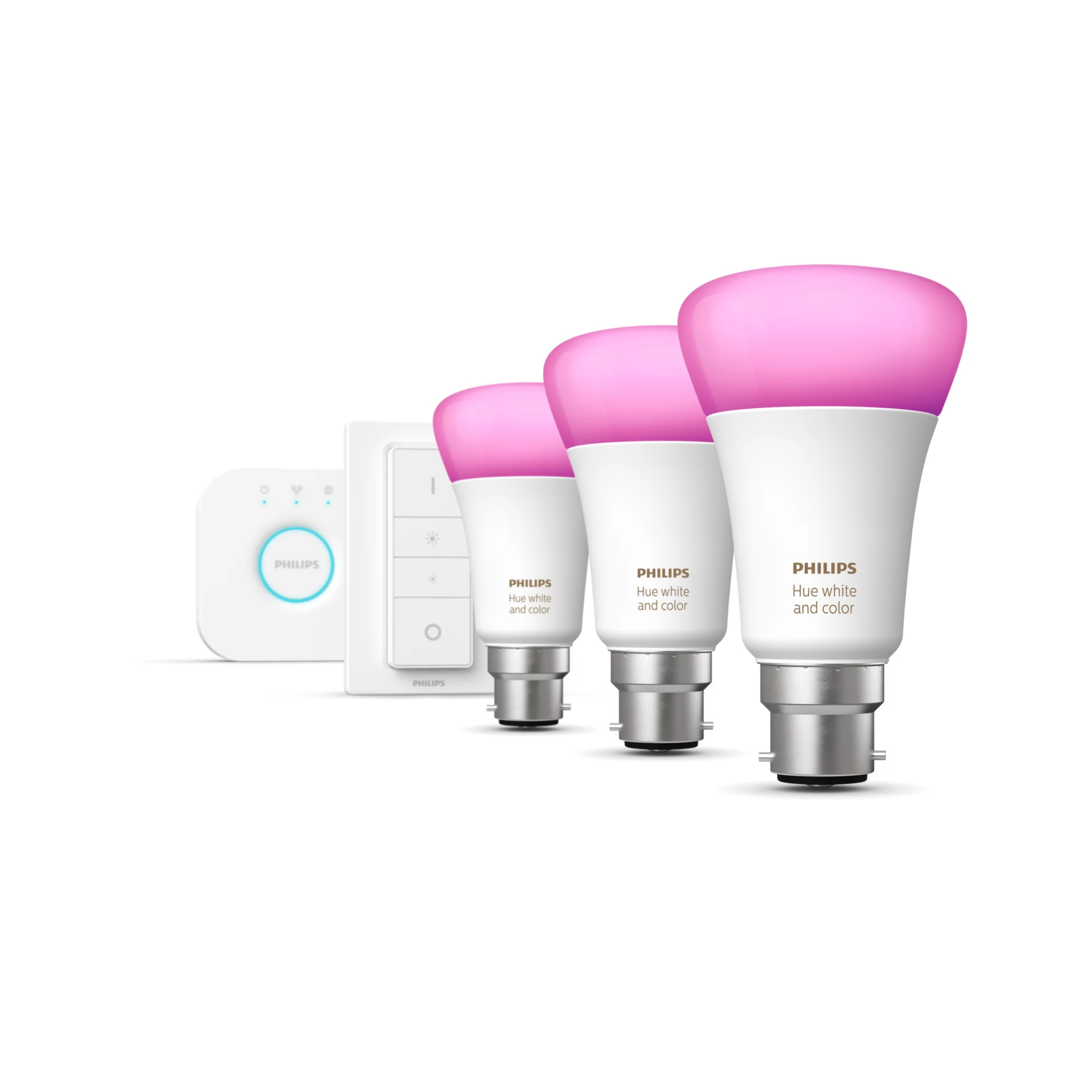 Philips by Signify Philips Hue White and colour ambience Starter Kit B22