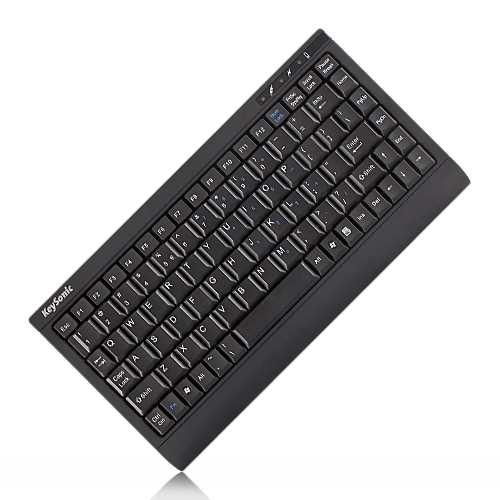 KeySonic ACK-595BT keyboard Bluetooth English Black