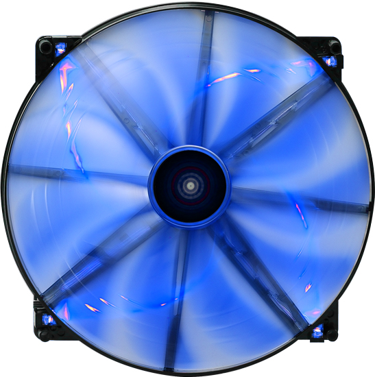 Aerocool Lightning 20cm Computer case Fan Blue image 2