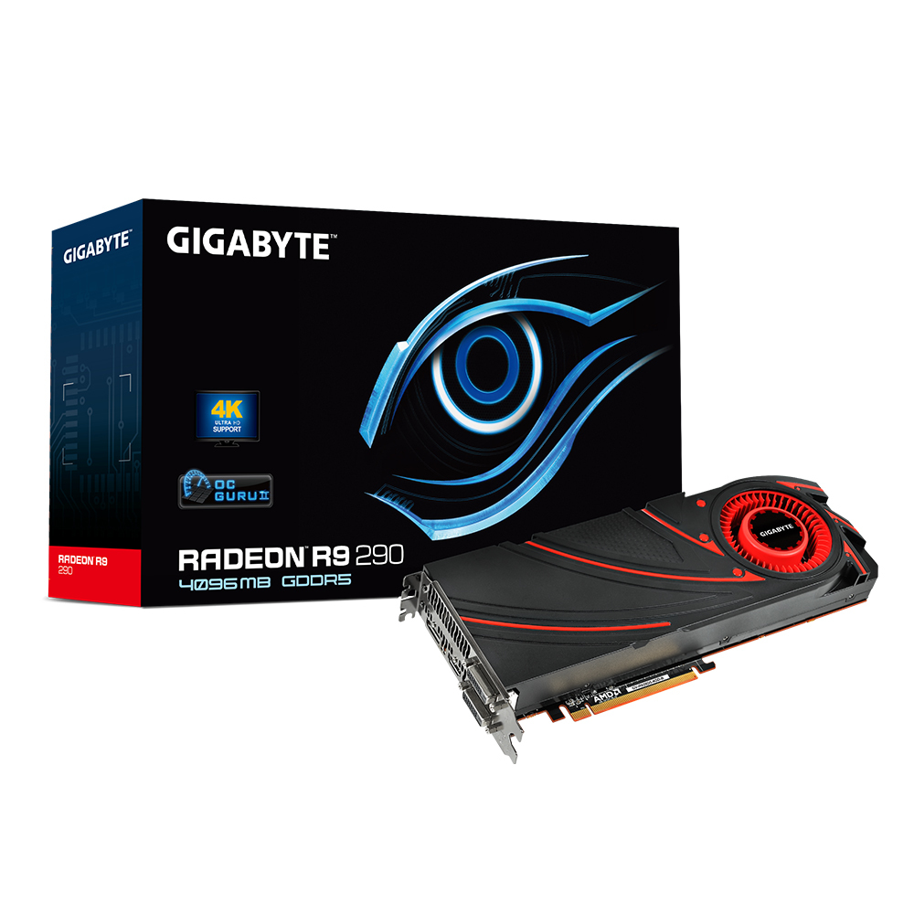 GIGABYTE GV-R929D5-4GD-B 1.0 graphics card AMD Radeon R9 290X 4 GB GDDR5