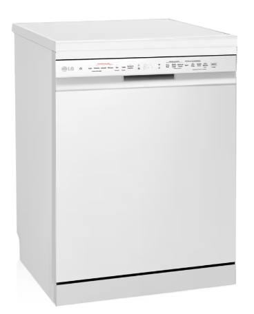 LG DF242FWS dishwasher Freestanding 14 place settings – image 1