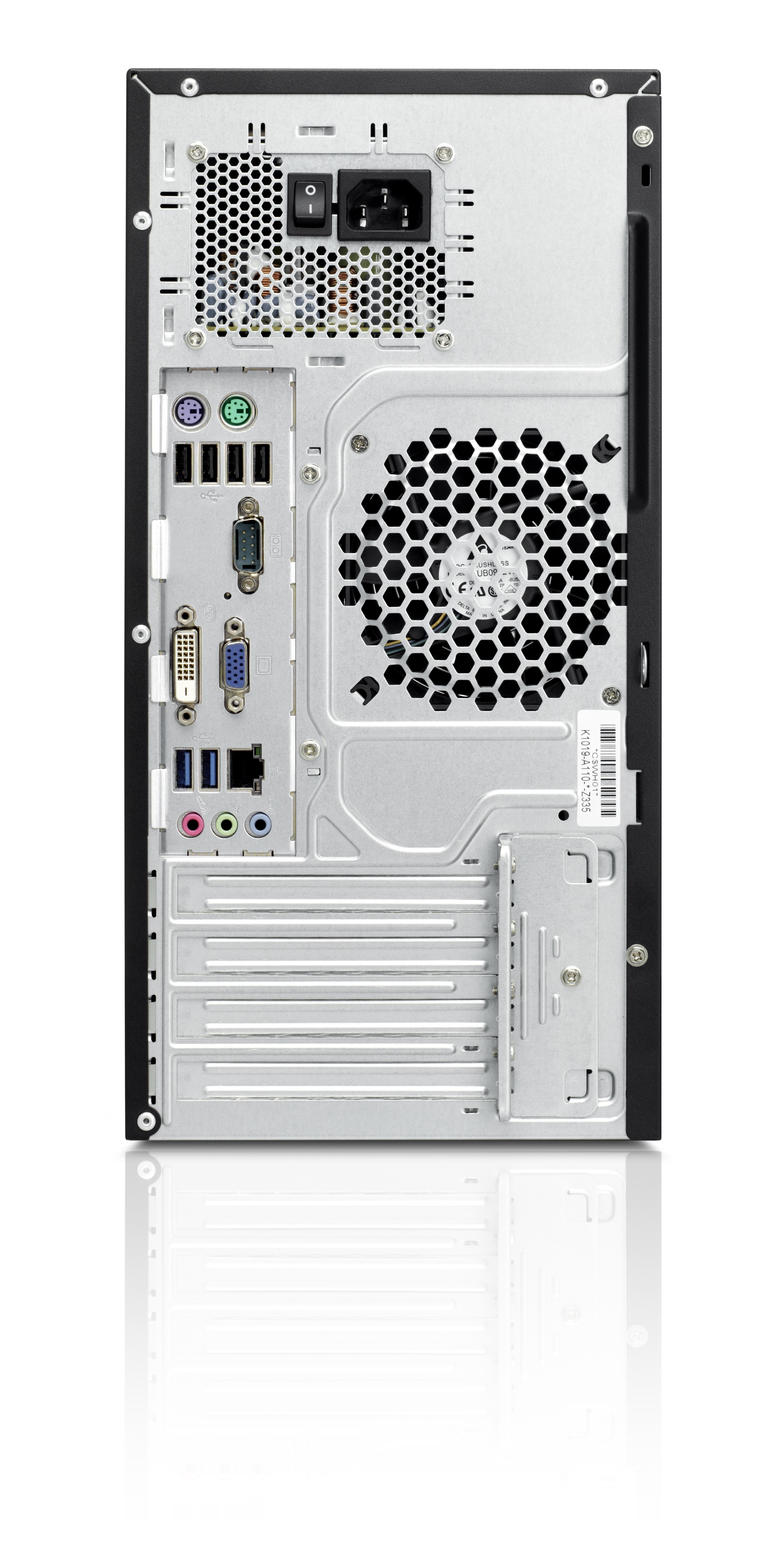 Fujitsu ESPRIMO P520 Intel® Core™ i5 i5-4590 8 GB DDR3-SDRAM 500 GB HDD AMD Radeon HD 4600 Windows 7 Professional Micro Tower PC Black image 4