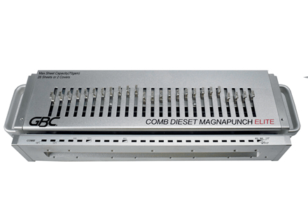 GBC 4410051 macchina piegafoglii Rilegatrice a pettine 30 fogli Argento
