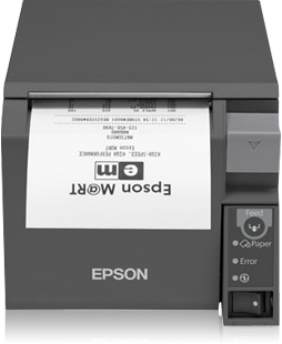 C31CD38A9971 Epson TM T70II - Impresora de recibos - línea térmica - rollo 8 cm - 180 x 180 ppp - hasta 250 mm/segundo - USB 20 LAN - gris oscuro