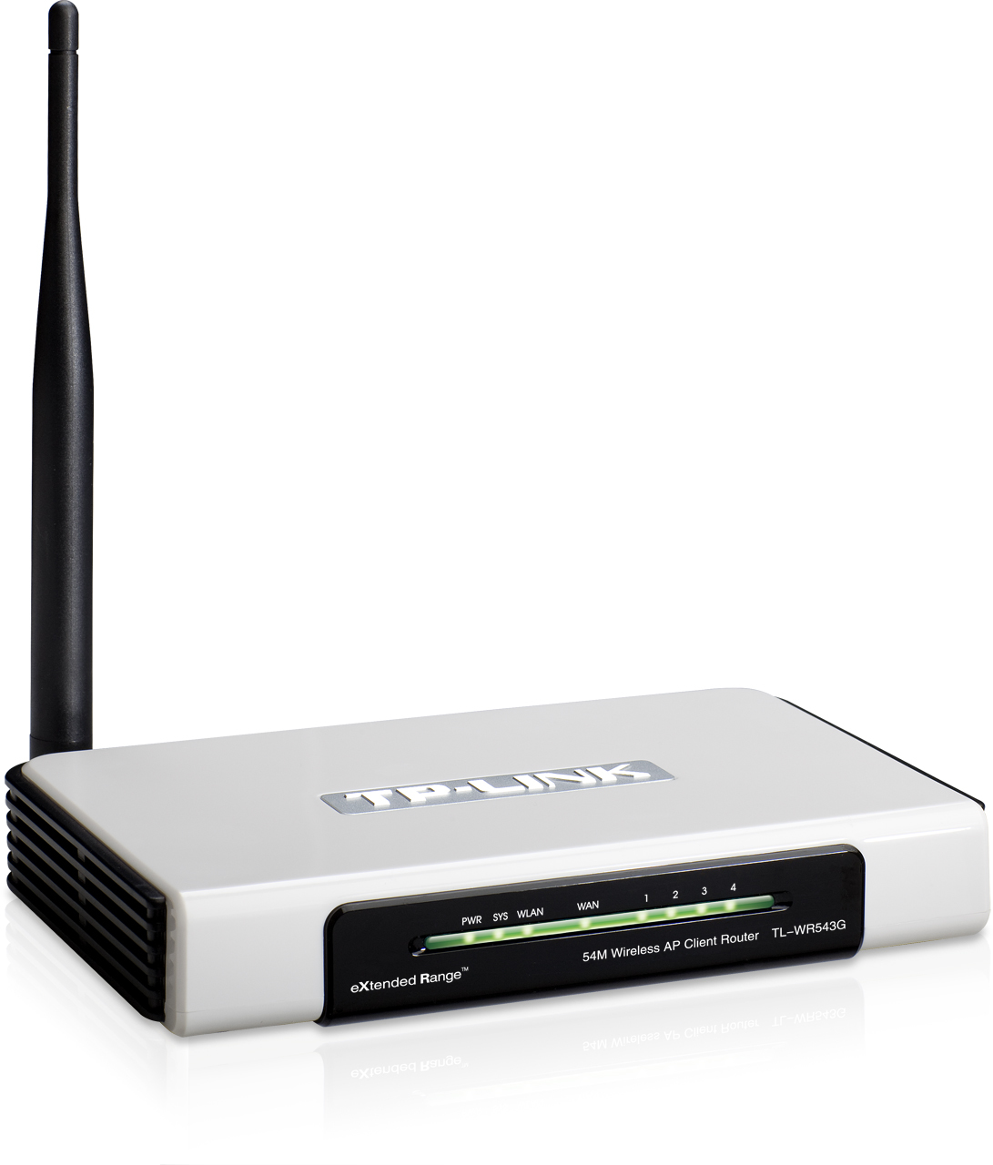 TP-Link TL-WR543G wireless router Fast Ethernet Black, White – image 2