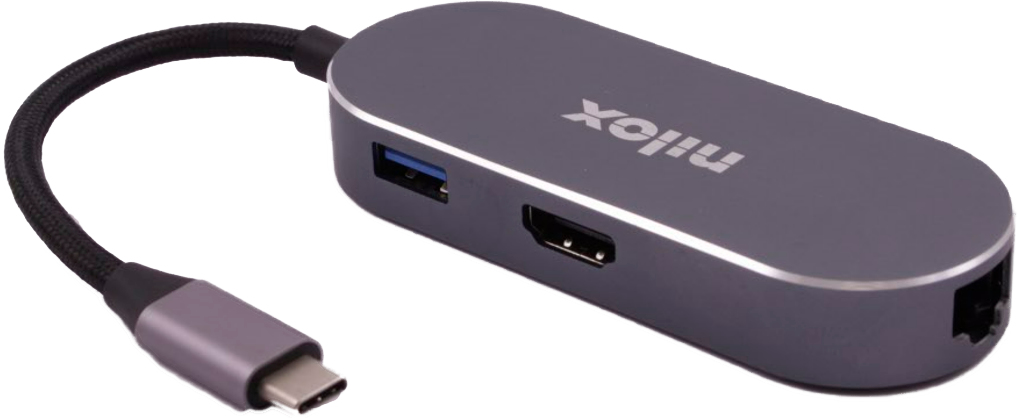 Nilox MINI DOCKING STAT HDMI 3USB PD ETH – image 2