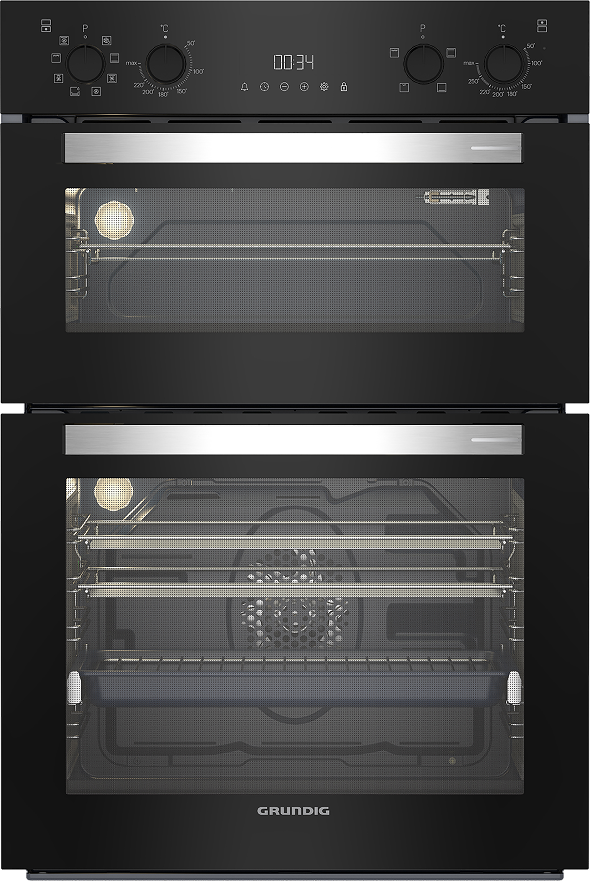 Grundig GEDM22300B 90cm Multi-Function Double Oven with Catalytic Liners – image 1