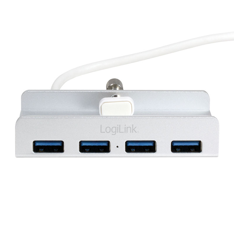 LogiLink UA0300 interface hub USB 3.2 Gen 1 (3.1 Gen 1) Type-A 5000 Mbit/s Silver – image 2
