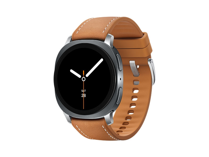 Samsung Galaxy Watch 8, LTE + Bluetooth, 40mm, Sport Band, Graphite, S/M + Hybrid Band, Camel – image 1