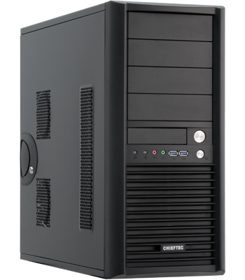 Chieftec CM-09B-U3 Midi Tower Black – image 1